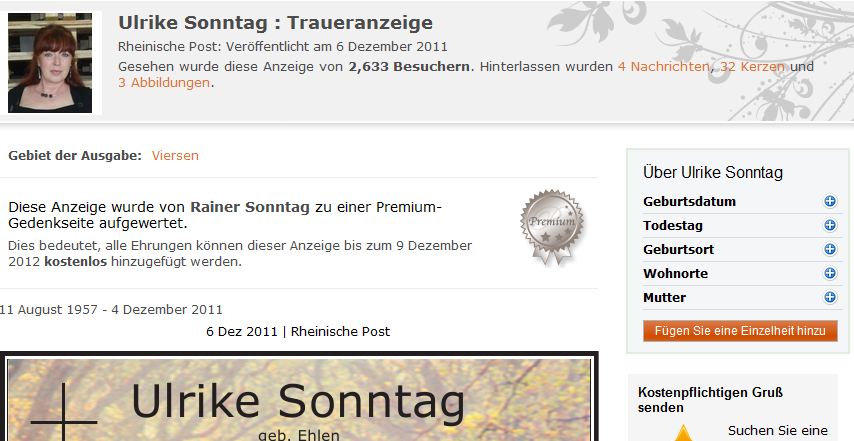 Traueranzeige